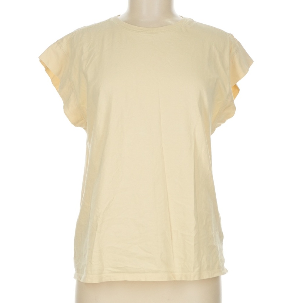 Everlane Women's Short Sleeve Butter Yellow Tee